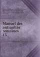 Manuel des antiquits romaines. 13, Theodor Mommsen 
