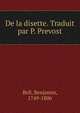De la disette. Traduit par P. Prevost, Bell, Benjamin, 1749-1806 
