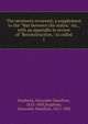 The reviewers reviewed; a supplement to the "War between the states," etc., with an appendix in review of "Reconstruction," so called. 1, Stephens, Alexander Hamilton, 1812-1883,Stephens, Alexander Hamilton, 1812-1883 