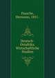Deutsch-Ostafrika. Wirtschaftliche Studien, Paasche, Hermann, 1851- 