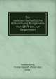 Die volkswirtschaftliche Entwickung Bulgariens von 1879 bis zur Gegenwart, Battenberg, Franz Joseph, Prinz von, 1861- 