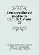 Lettere edite ed inedite di Camillo Cavour. 03, Camillo Benso Cavour 