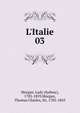 L'Italie, Morgan, Lady (Sydney), 1783-1859,Morgan, Thomas Charles, Sir, 1783-1843 