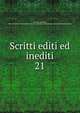 Scritti editi ed inediti. 21, Mazzini Giuseppe 