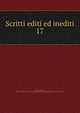 Scritti editi ed inediti. 17, Mazzini Giuseppe 