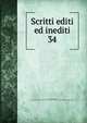 Scritti editi ed inediti. 34, Mazzini Giuseppe 