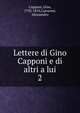Lettere di Gino Capponi e di altri a lui. 2, Capponi, Gino, 1792-1876,Carraresi, Alessandro 