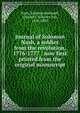 Journal of Solomon Nash, a soldier from the revolution, 1776-1777 : now first printed from the original manuscript, Nash, Solomon,Bushnell, Charles I. (Charles Ira), 1826-1883 