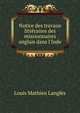 Notice des travaux litt?raires des missionnaires anglais dans l'Inde, Louis Mathieu Langles 