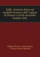 Saffo: dramma lirico sul modello toscano dall' inglese di Mason e Licida monodia funebre dall ., Milton John 