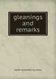 Gleanings and remarks, Major Alexander Gillesple 