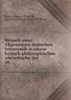 Versuch einer Allgemeinen deutschen Synonymik in einem kritisch-philosophischen wrterbuche der .. 10, Johann August Eberhard, Johann Gebhard Ehrenreich Maass 