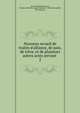 Nouveau recueil de trait?s d'alliance, de paix, de tr?ve. et de plusieurs autres actes servant ., Georg Friedrich Martens, Friedrich Wilhelm August Murhard , Friedrich Saalfeld , Karl Martens 