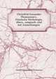 Christfrid Ganander Thomasson's . Finnische Mythologie, ?bers., umgearb. und mit Anmerkungen ., Christfrid Ganander Thomasson 