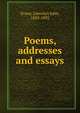 Poems, addresses and essays, Evans, Llewelyn John, 1833-1892 