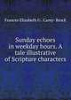 Sunday echoes in weekday hours. A tale illustrative of Scripture characters, Frances Elizabeth G . Carey- Brock 