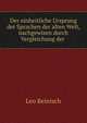 Der einheitliche Ursprung der Sprachen der alten Welt, nachgewisen durch Vergleichung der ., Leo Reinisch 