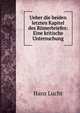 Ueber die beiden letzten Kapitel des Romerbriefes: Eine kritische Untersuchung, Hans Lucht 