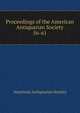 Proceedings of the American Antiquarian Society. 56-61, American Antiquarian Society 
