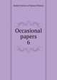 Occasional papers. 6, Boston Society of Natural History 