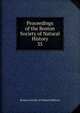 Proceedings of the Boston Society of Natural History. 35, Boston Society of Natural History 
