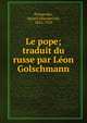 Le pope; traduit du russe par Leon Golschmann, Potapenko, Ignatii Nikolaevich, 1856-1929 