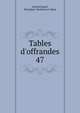 Tables d'offrandes, Ahmed Kamal, Bey,Egypt. Maslahat al-Athar 