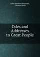 Odes and Addresses to Great People ., John Hamilton Reynolds, Thomas Hood 