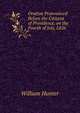 Oration Pronounced Before the Citizens of Providence, on the Fourth of July, L826, William Hunter 