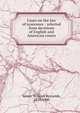 Cases on the law of insurance : selected from decisions of English and American courts, Vance, William Reynolds, 1870-1940 