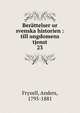 Berttelser ur svenska historien : till ungdomens tjenst. 23, Fryxell, Anders, 1795-1881 