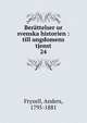 Berttelser ur svenska historien : till ungdomens tjenst. 24, Fryxell, Anders, 1795-1881 