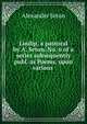 Lindip, a pastoral by A. Seton. No. 6 of a series subsequently publ. as Poems, upon various ., Alexander Seton 