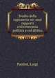 Studio della ragioneria nei suoi rapporti coll'economia politica e col diritto, Paolini, Luigi 