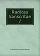 Radices Sanscritae /., Friedrich August Rosen 