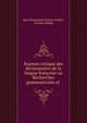 Examen critique des dictionnaires de la langue francoise ou Recherches grammaticales et ., Jean Emmanuel Charles Nodier, Charles Nodier 