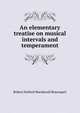 An elementary treatise on musical intervals and temperament, Robert Holford Macdowall Bosanquet 