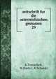 zeitschrift fur die osterreichischen gmnasien. 29, K.Tomachek, W.Hartel , K.Schenki 