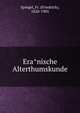 Era?nische Alterthumskunde, Spiegel, Fr. (Friedrich), 1820-1905 