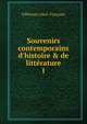 Souvenirs contemporains d'histoire & de litt?rature, Villemain (Abel -Fran?ois) 