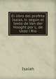 El libro del profeta Isaias, tr. segun el texto de Van der Hooght por L. de Usoz i Rio, Isaiah 