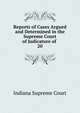 Reports of Cases Argued and Determined in the Supreme Court of Judicature of .. 20, Indiana Supreme Court 