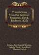Translations from the German: Musaeus, Tieck, Richter (1827), Carlyle, Thomas, 1795-1881 