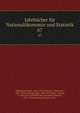 Jahrbcher fr Nationalkonomie und Statistik. 67, Hildebrand, Bruno, 1812-1878,Conrad, J. (Johannes), 1839-1915,Loening, Edgar, 1843-1919,Elster, Ludwig, b. 1856,Lexis, Wilhelm Hector Richard Albrecht, 1837-1914,Waentig, Heinrich, 1870- 