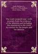 The Loeb-Leopold case : with excerpts from the evidence of the alienists and including the arguments to the court by counsel for the people and the defense, Loeb, Richard A., 1905 or 6-1936,Sellers, Alvin Victor, 1882- 