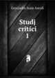 Studj critici. 1, Graziadio Isaia Ascoli 
