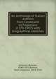 An anthology of Italian authors from Cavalcanti to Fogazzaro (1270-1907) with biographical sketches, Johnson, Rossiter 