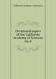 Occasional papers of the California Academy of Sciences. no. 6, California Academy of Sciences 