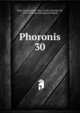 Phoronis. 30, Selys-Longchamps, Marc Aur?le Gracchus de, 1875-,Stazione zoologica di Napoli 