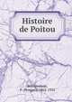 Histoire de Poitou, Boissonnade, P. (Prosper), 1862-1935 